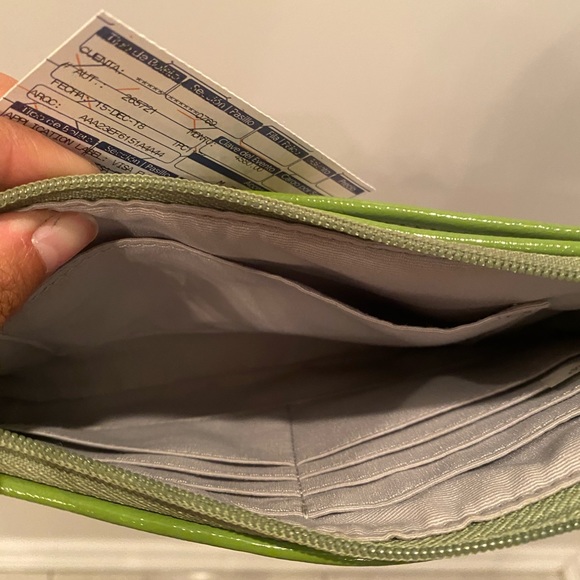 Coach Corner Zip Wristlet In Signature Canvas - Picture 5 of 6